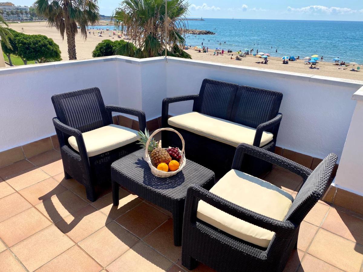 Casa Comoda Delante De La Playa Con Vista Al Mar كامبريلس المظهر الخارجي الصورة